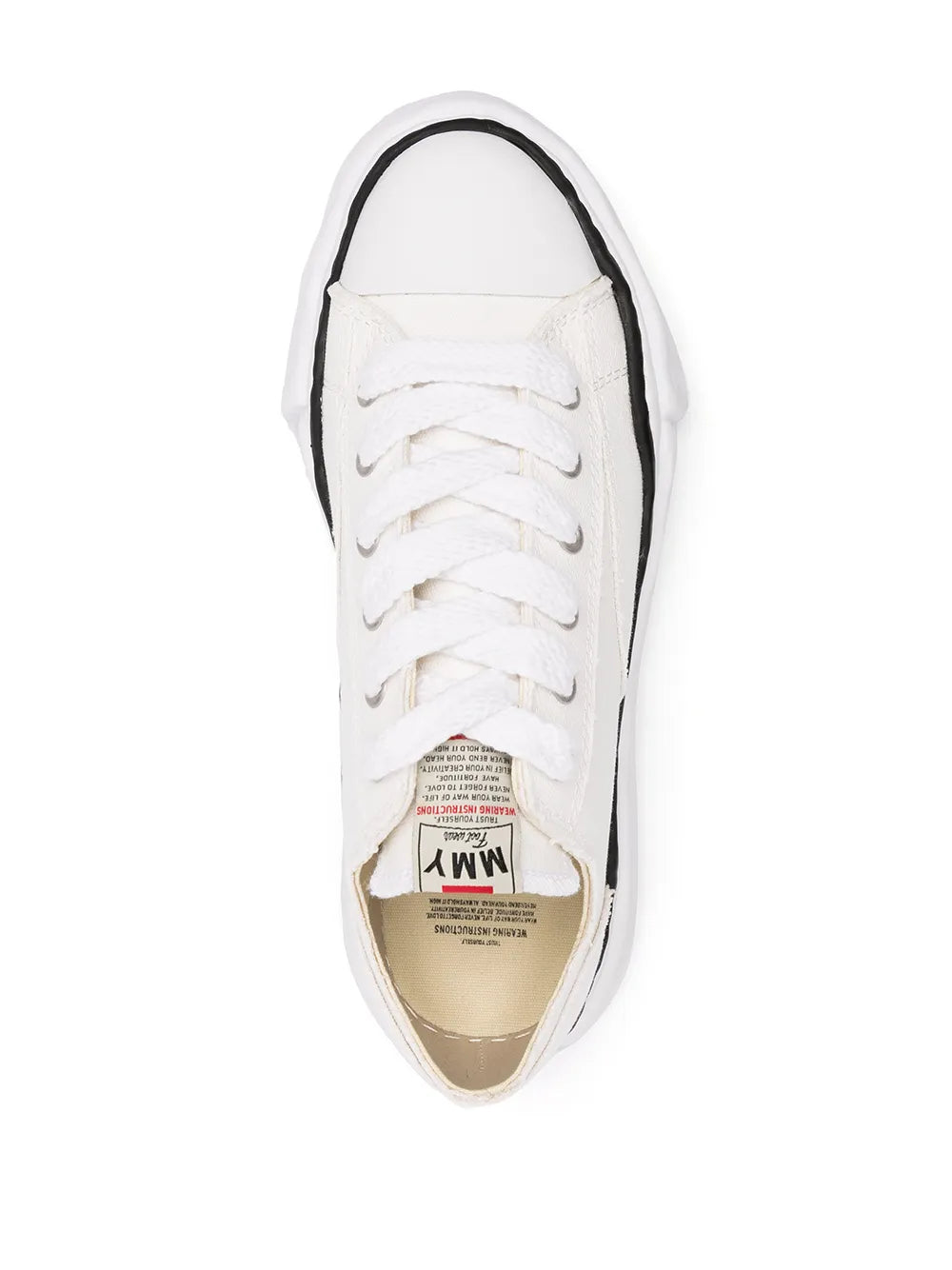 Maison MIHARA YASUHIRO tenis Peterson - blanco
