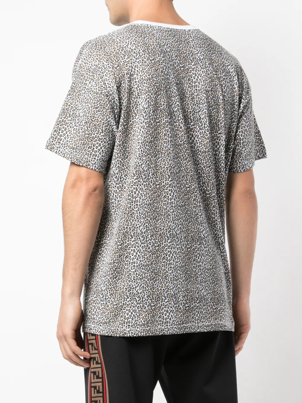 Supreme playera con motivo de leopardo - Marrón - imagen 4