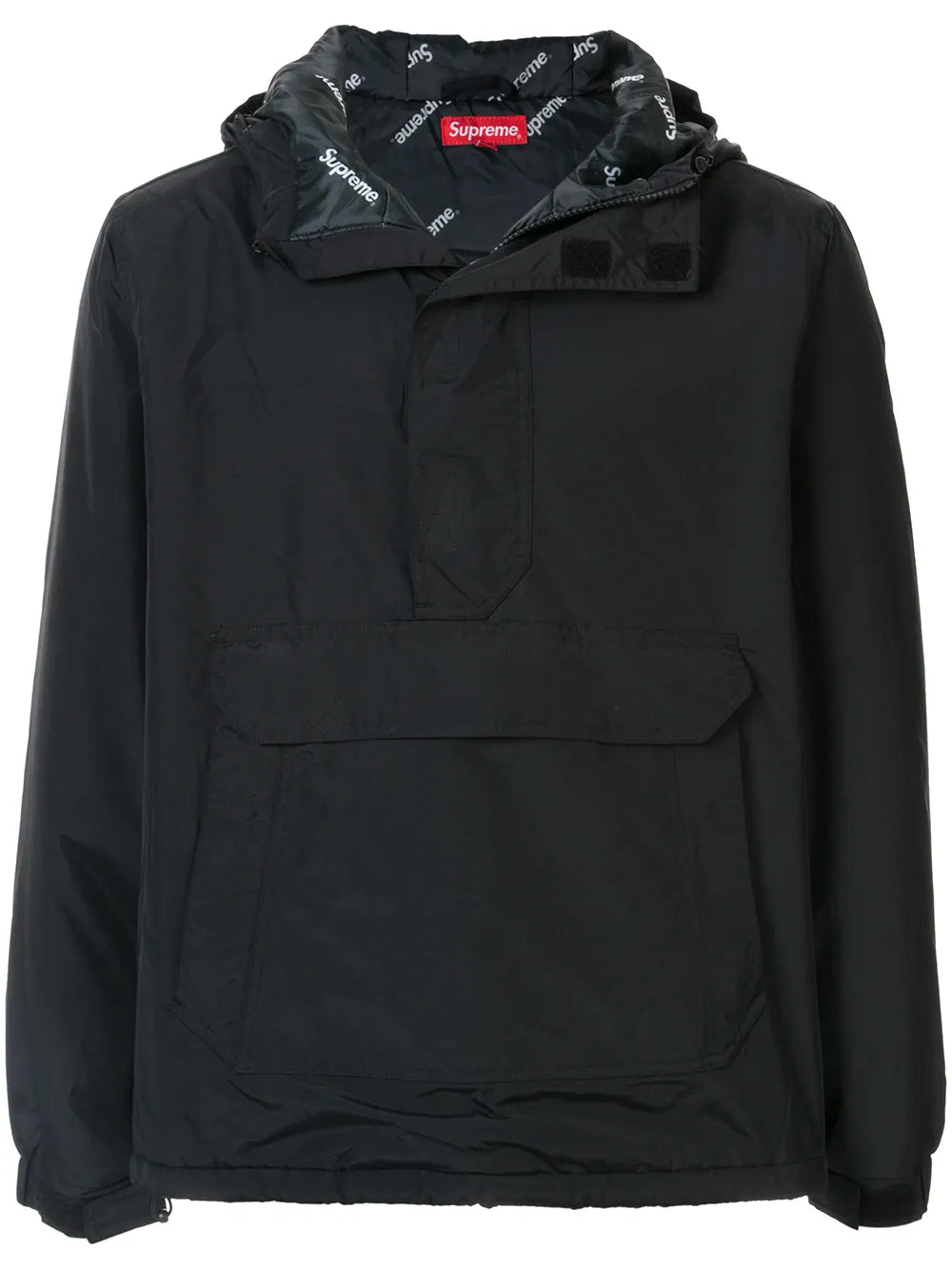 Supreme half-zip pullover - Negro - imagen 1