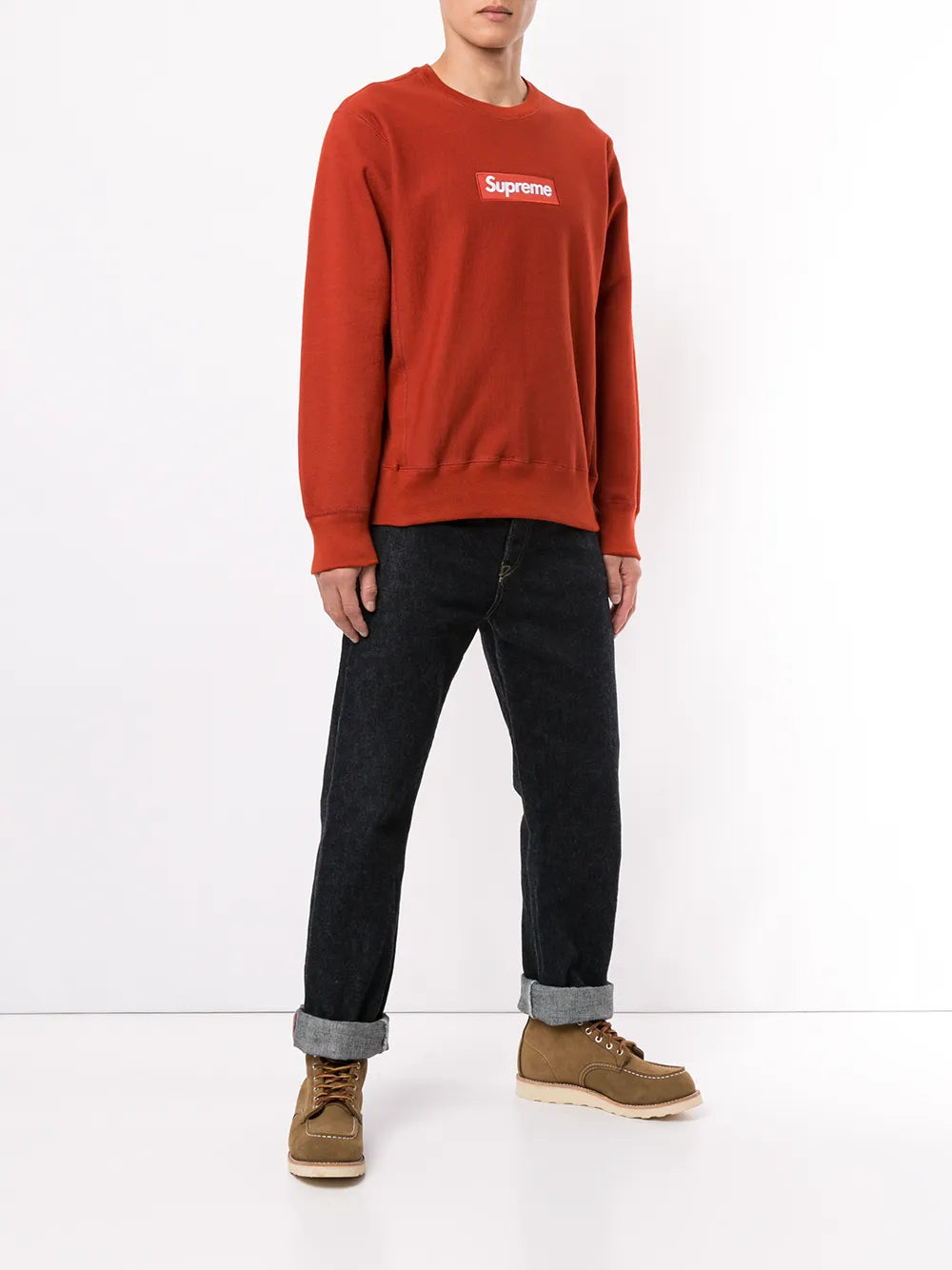 Supreme box logo sweatshirt - Rojo - imagen 2