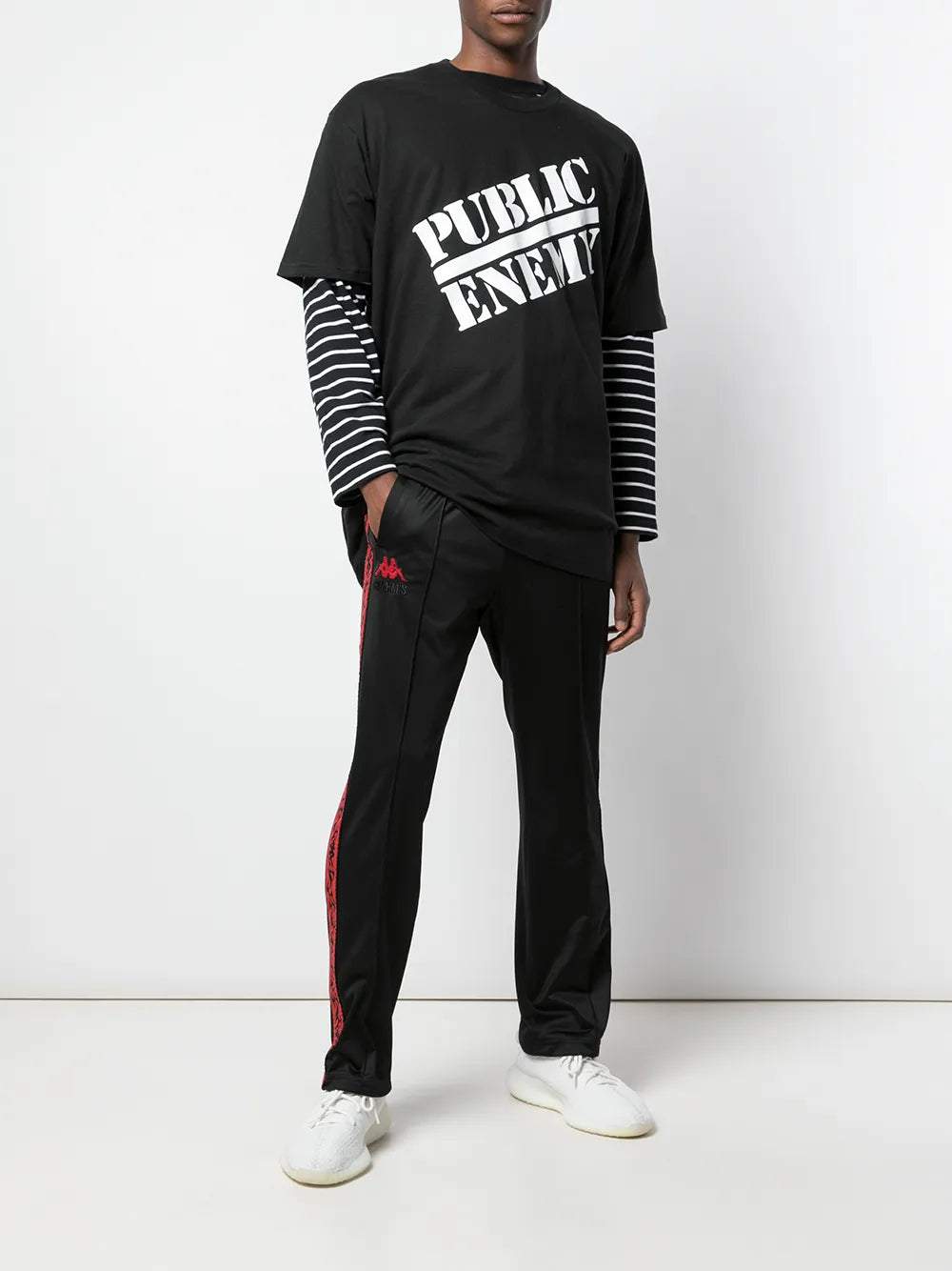 Supreme playera Public Enemy - Negro - imagen 2