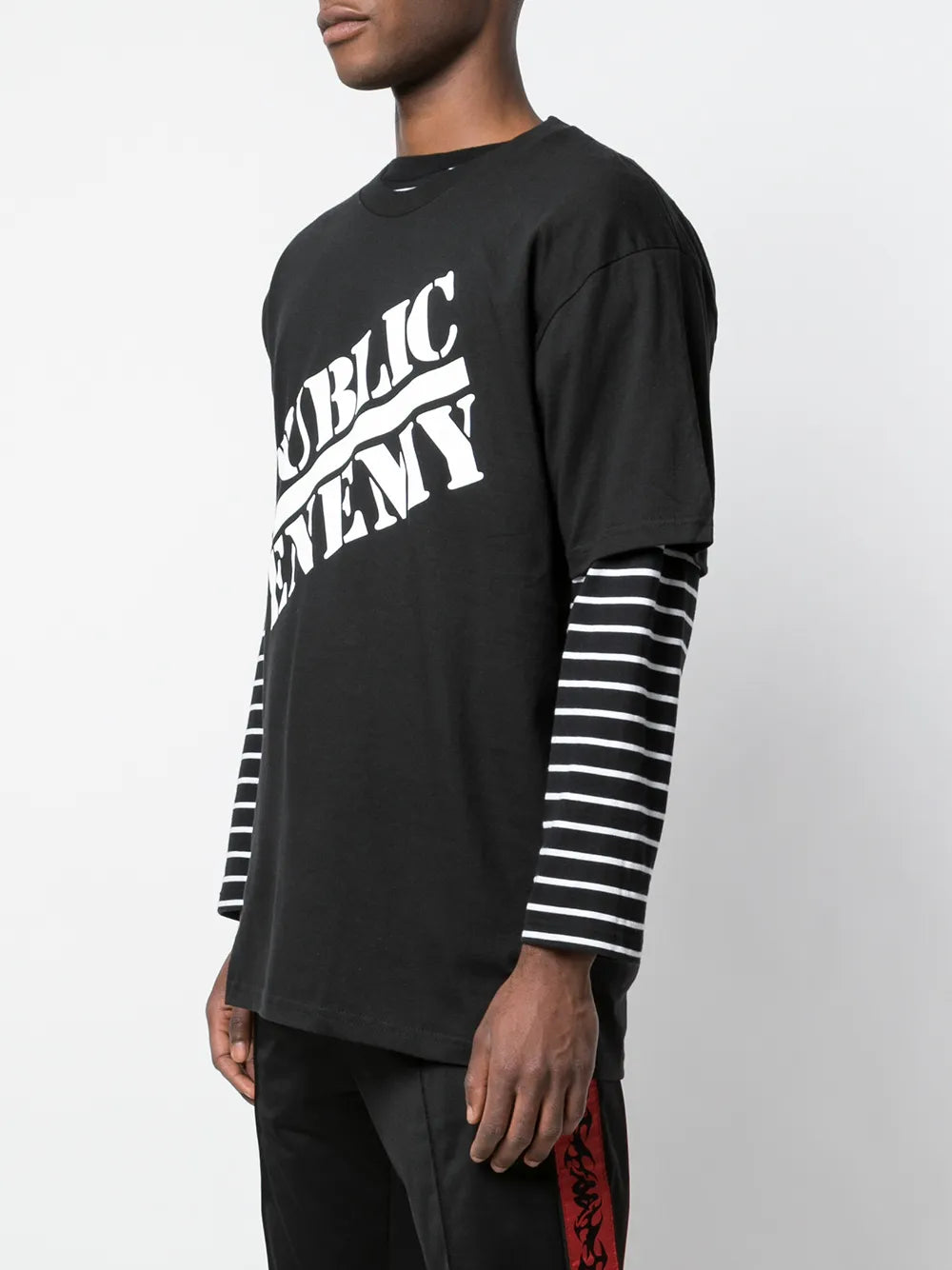 Supreme playera Public Enemy - Negro - imagen 3