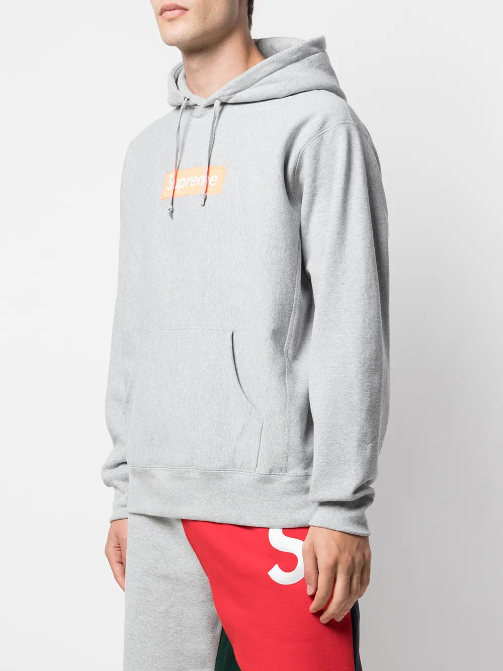 Supreme sudadera con capucha y logo - Gris - imagen 3