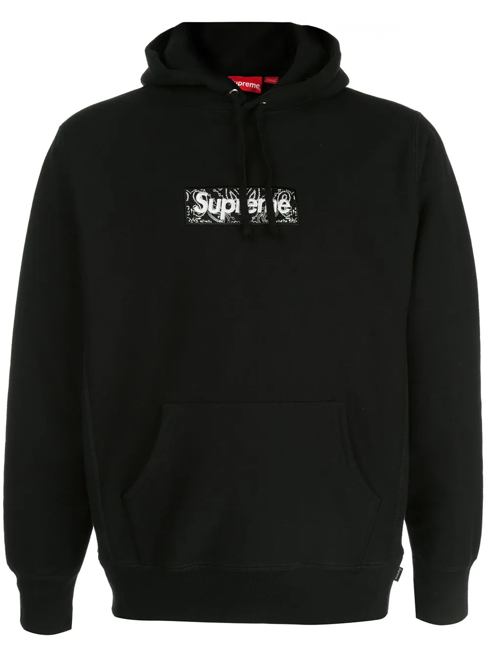 Supreme sudadera con capucha Bandana Box - Negro - imagen 1