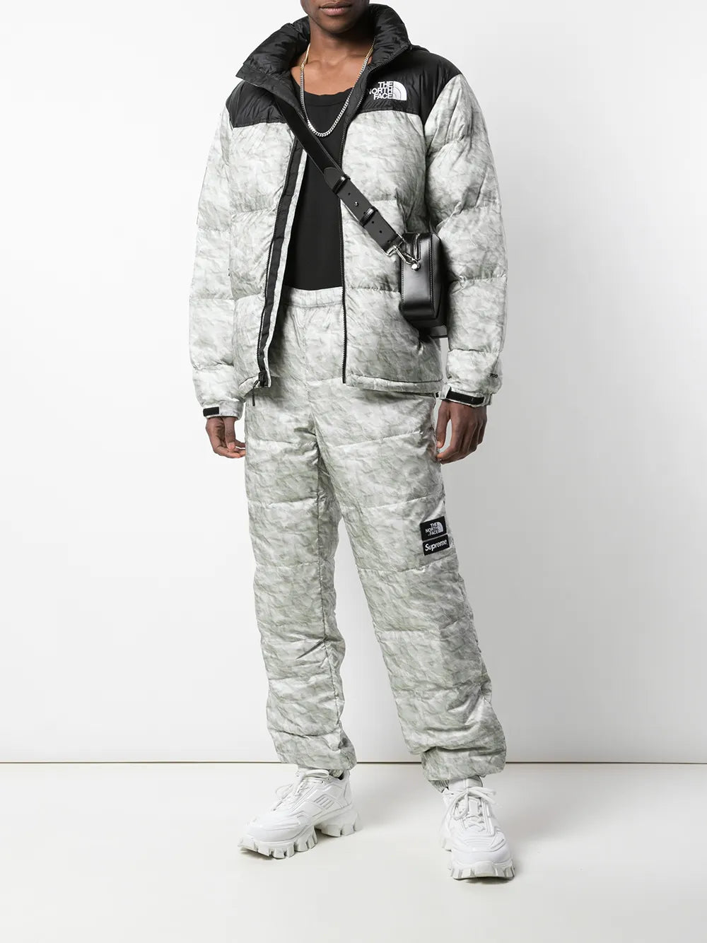 Supreme abrigo de Supreme x The North Face - Gris - imagen 2