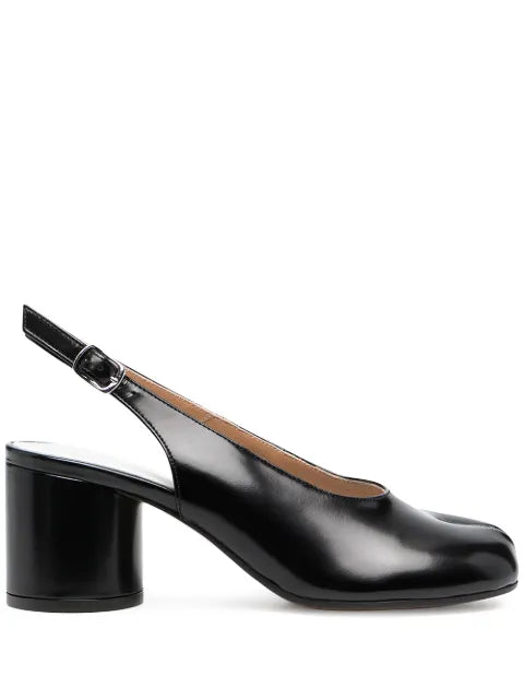 Maison Margiela zapatillas Tabi con tacón de 70mm - Negro - vista 1