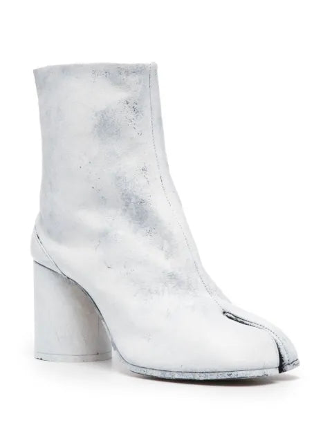 Maison Margiela botines Tabi Bianchetto con tacón de 80mm - Blanco - vista 2