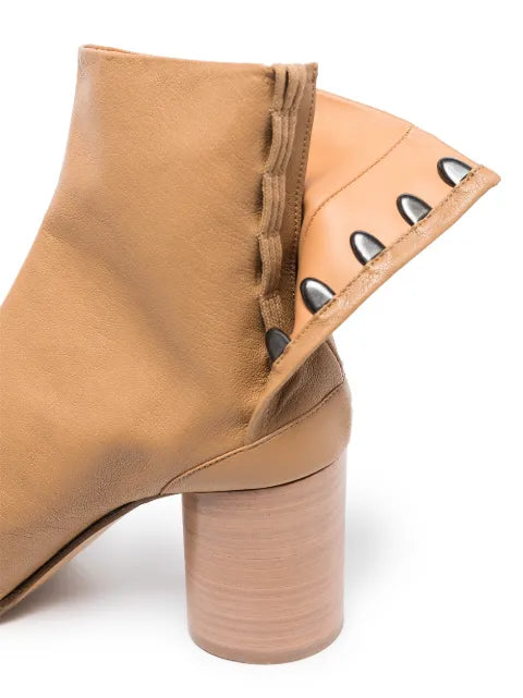 Maison Margiela botines Tabi - Marrón - vista 2