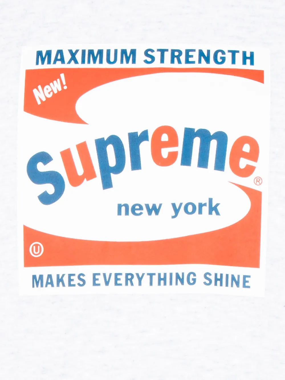 Supreme hoodie con logo Shine - Gris - imagen 3