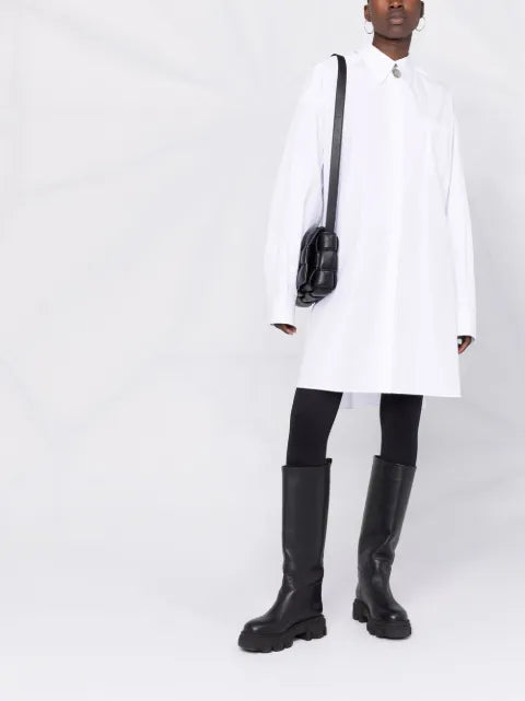 Maison Margiela vestido camisero de popelina - imagen 2
