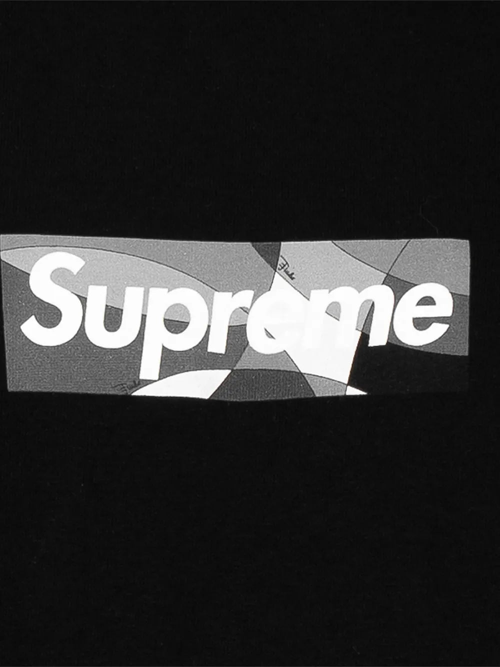Supreme playera con logo de Supreme x Emilio Pucci - Negro - imagen 3