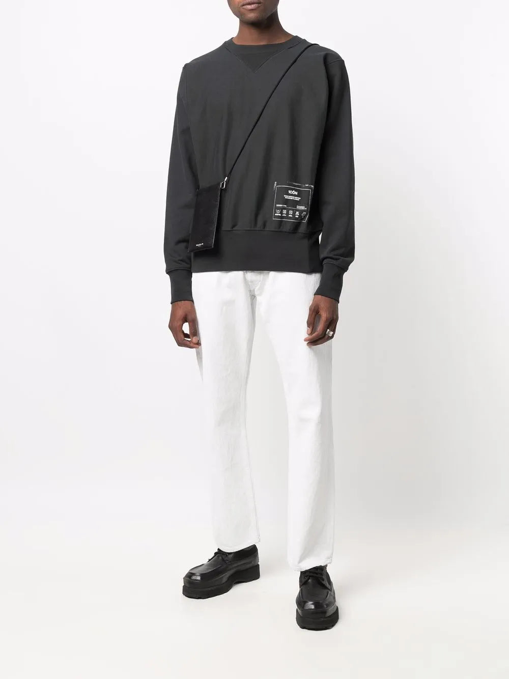 Maison Margiela jeans rectos con tiro medio - Blanco - imagen 2
