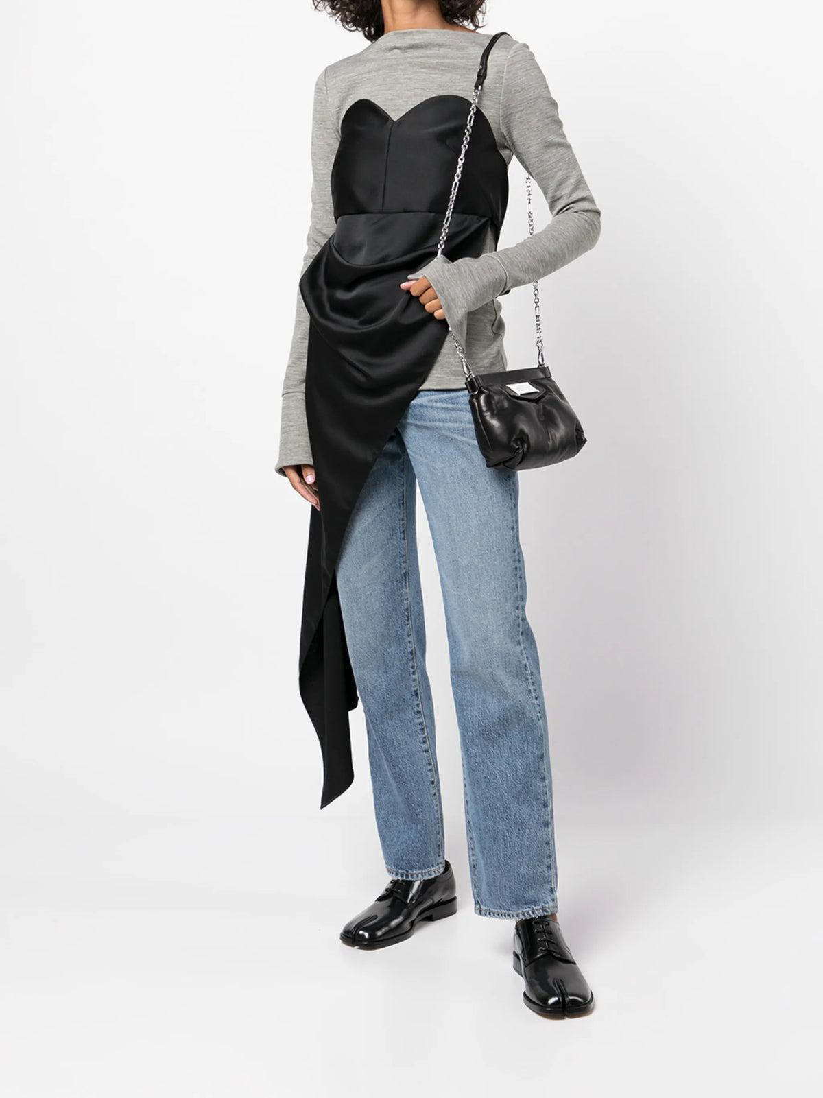 Maison Margiela bolsa crossbody Glam Slam mini - Negro - imagen 2