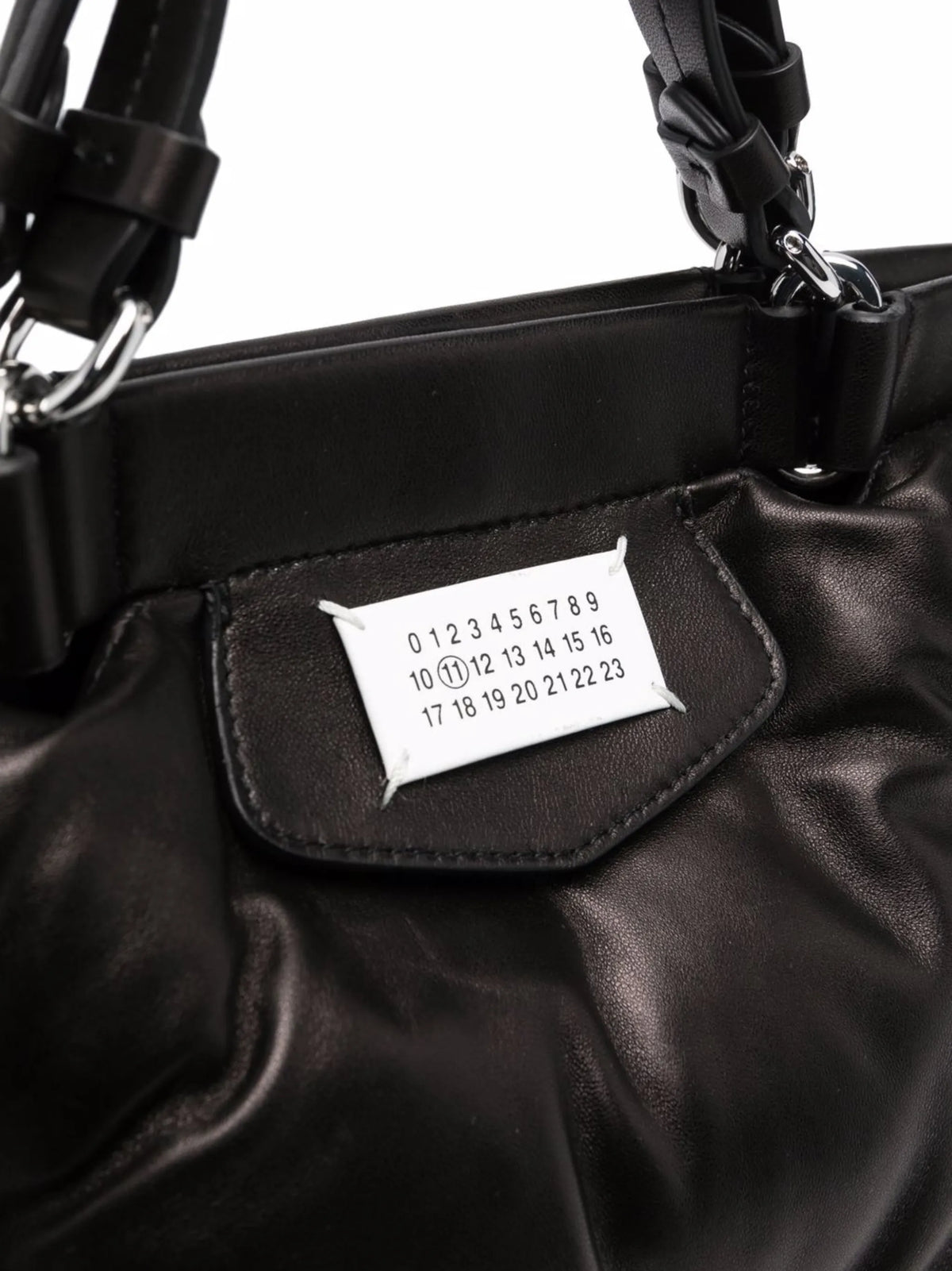 Maison Margiela tote Glam Slam mediana - Negro - imagen 4