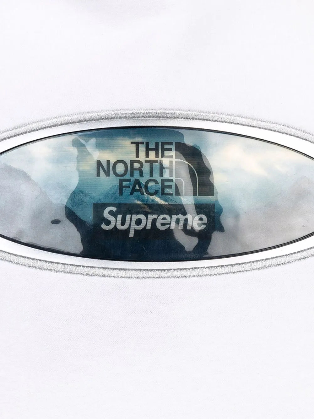 Supreme hoodie de Supreme x TNF Lenticular Mountains - Blanco - imagen 3