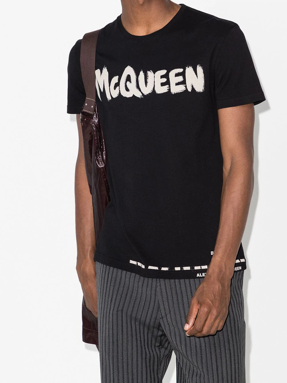Playera Alexander McQueen con logo estampado
