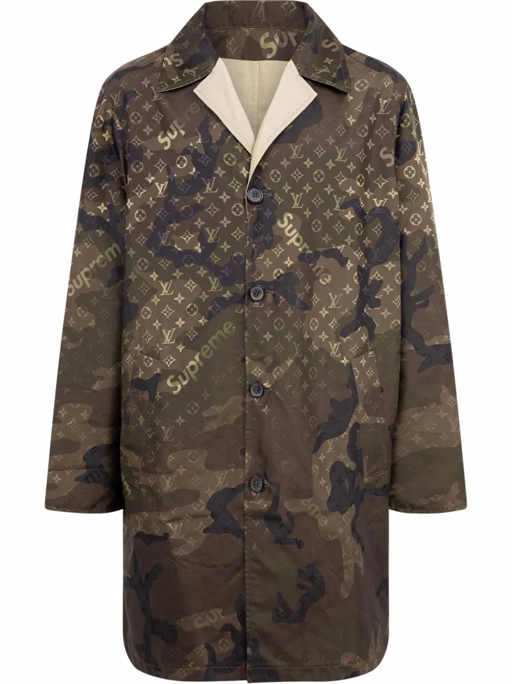 Supreme gabardina reversible de Supreme x Louis Vuitton - Marrón - imagen 1