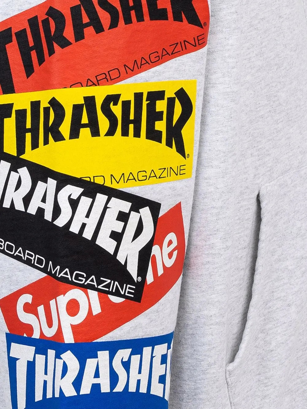 Supreme hoodie Thrasher - Gris - imagen 3