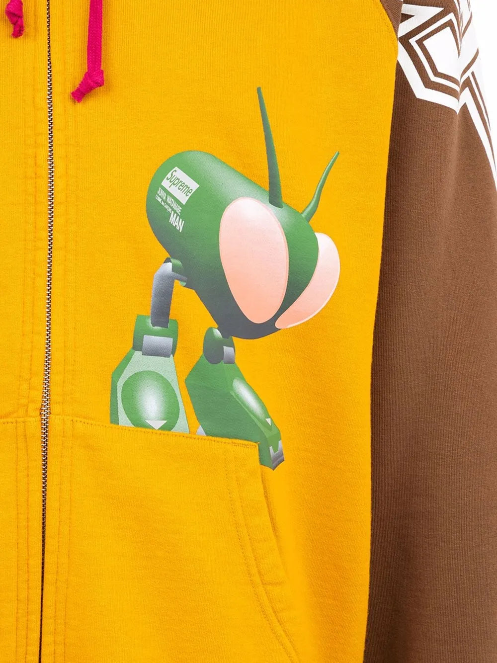 Supreme hoodie con cierre de Supreme x Junya Watanabe - Amarillo - imagen 3