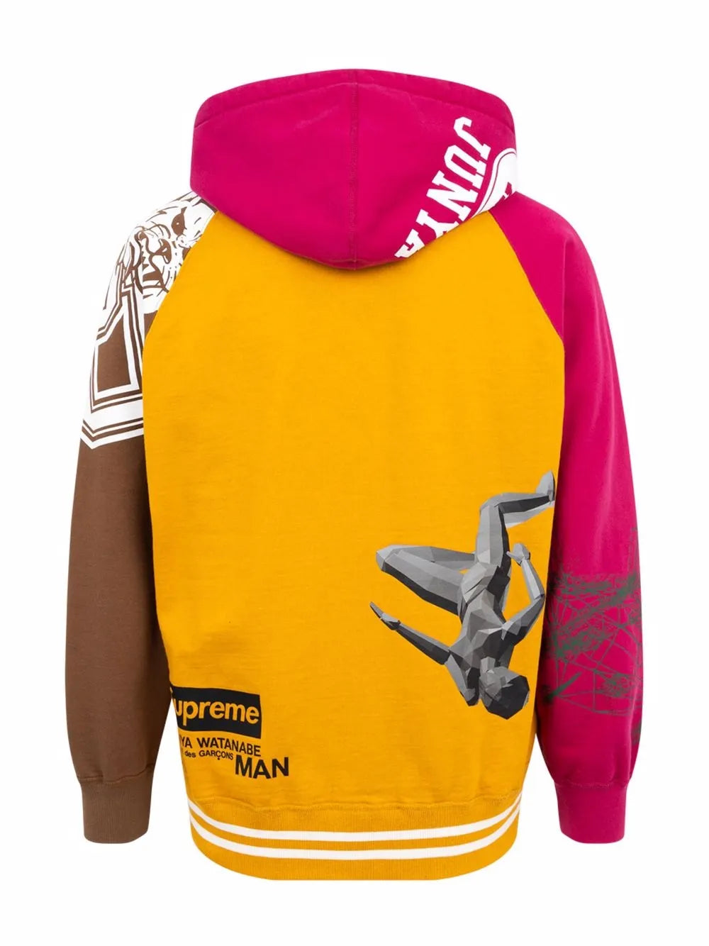 Supreme hoodie con cierre de Supreme x Junya Watanabe - Amarillo - imagen 2