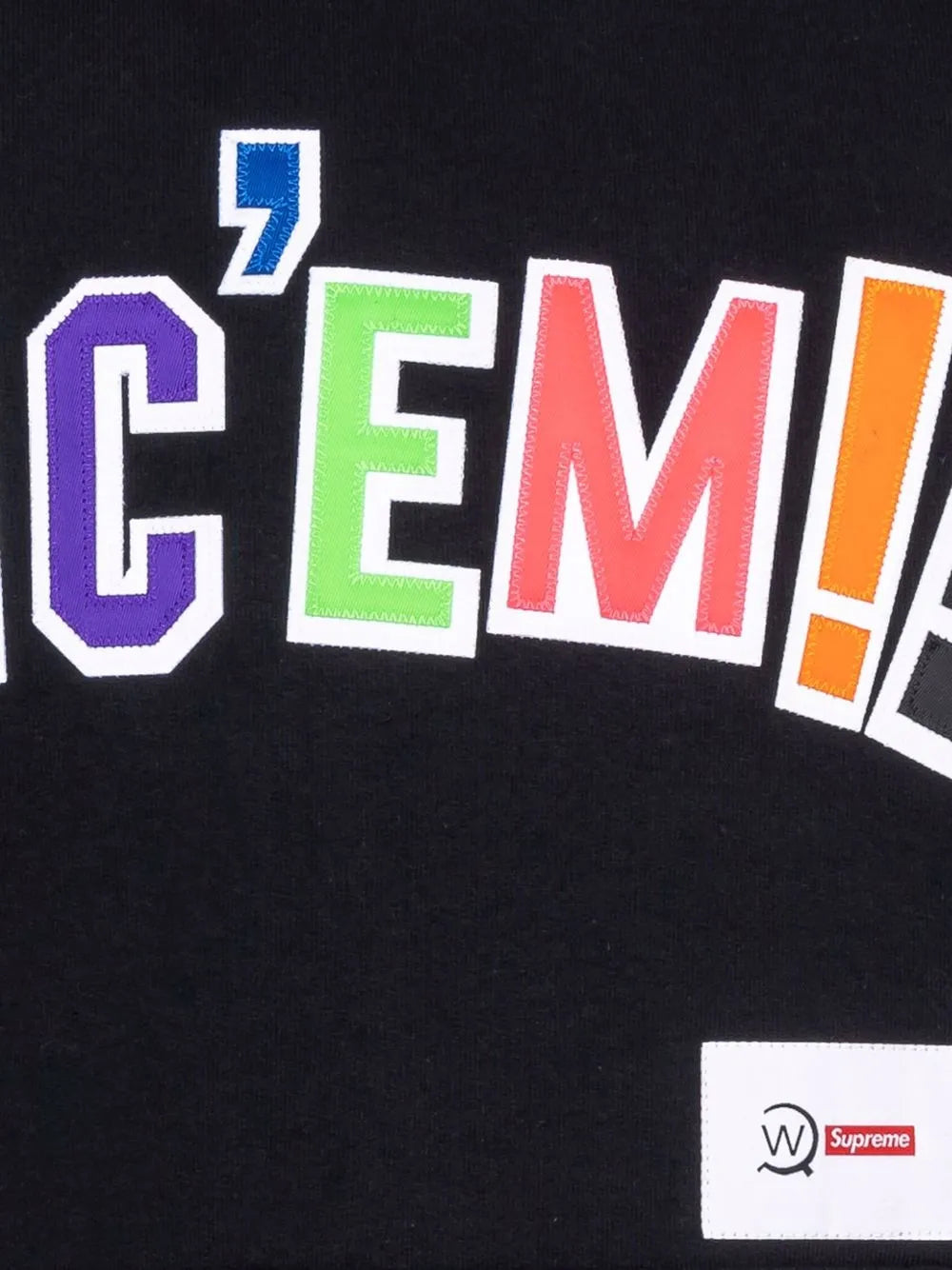 Supreme hoodie WTAPS Sic'em! - Negro - imagen 3