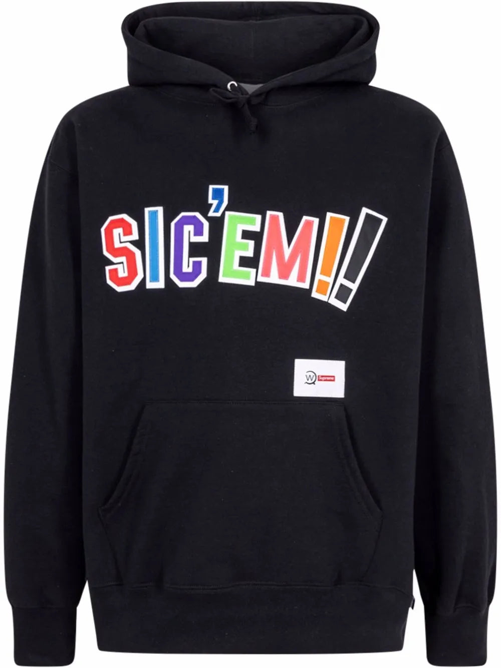 Supreme hoodie WTAPS Sic'em! - Negro - imagen 1