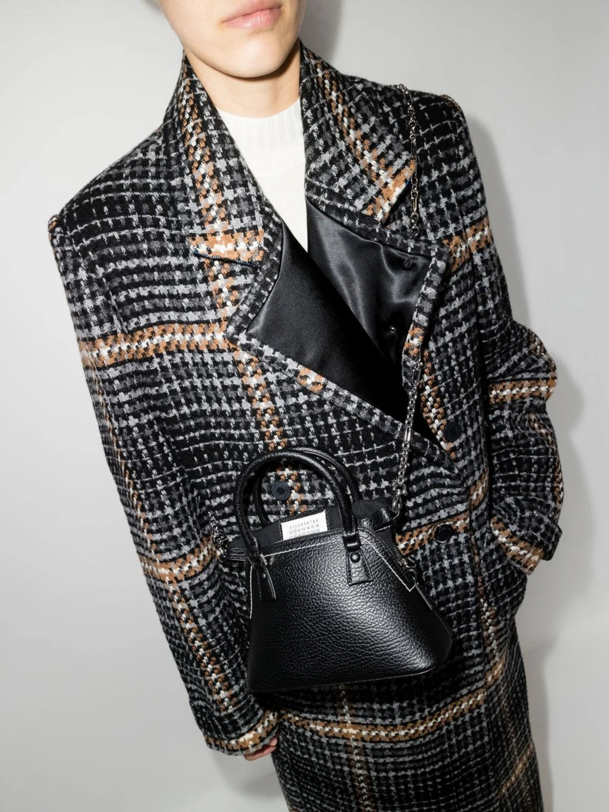 Maison Margiela bolsa de mano 5AC Classique mini - Negro - imagen 3