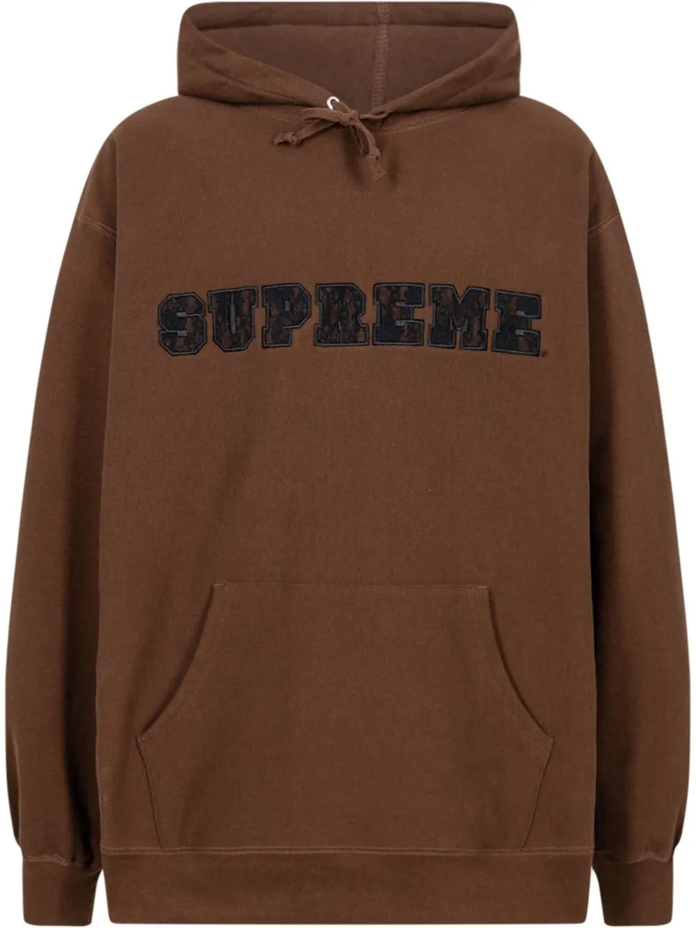 Supreme hoodie con logo estampado - Marrón - imagen 1