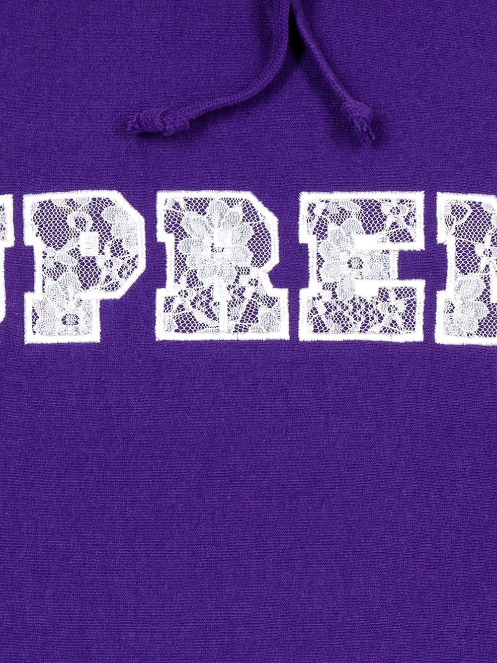 Supreme hoodie con logo estampado - Morado - imagen 3