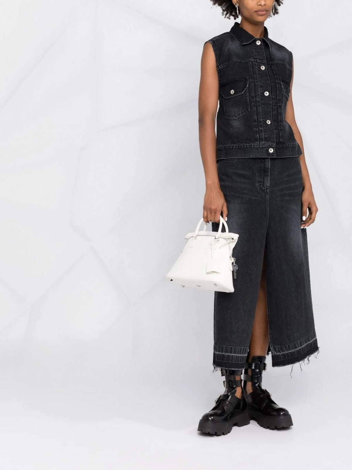Maison Margiela bolsa 5AC Classique mini - Blanco - imagen 2