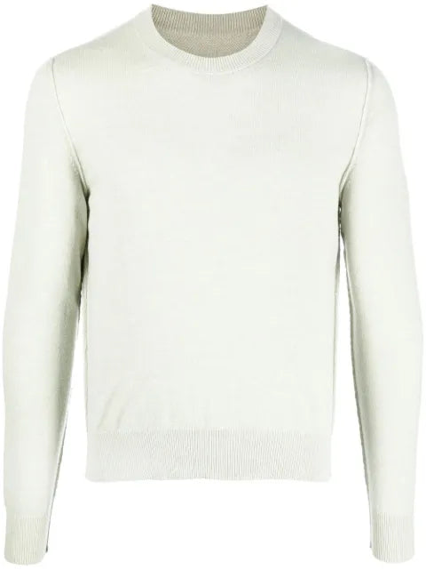Maison Margiela suéter de cachemira con cuello redondo - imagen 1