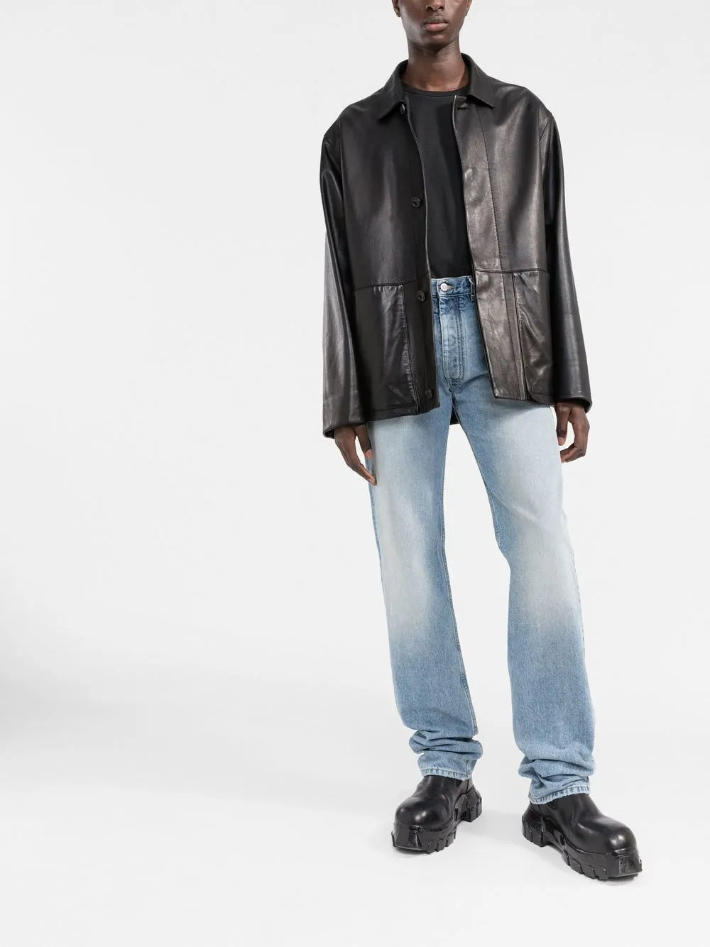 Maison Margiela playera Four Stitch - Gris - imagen 2