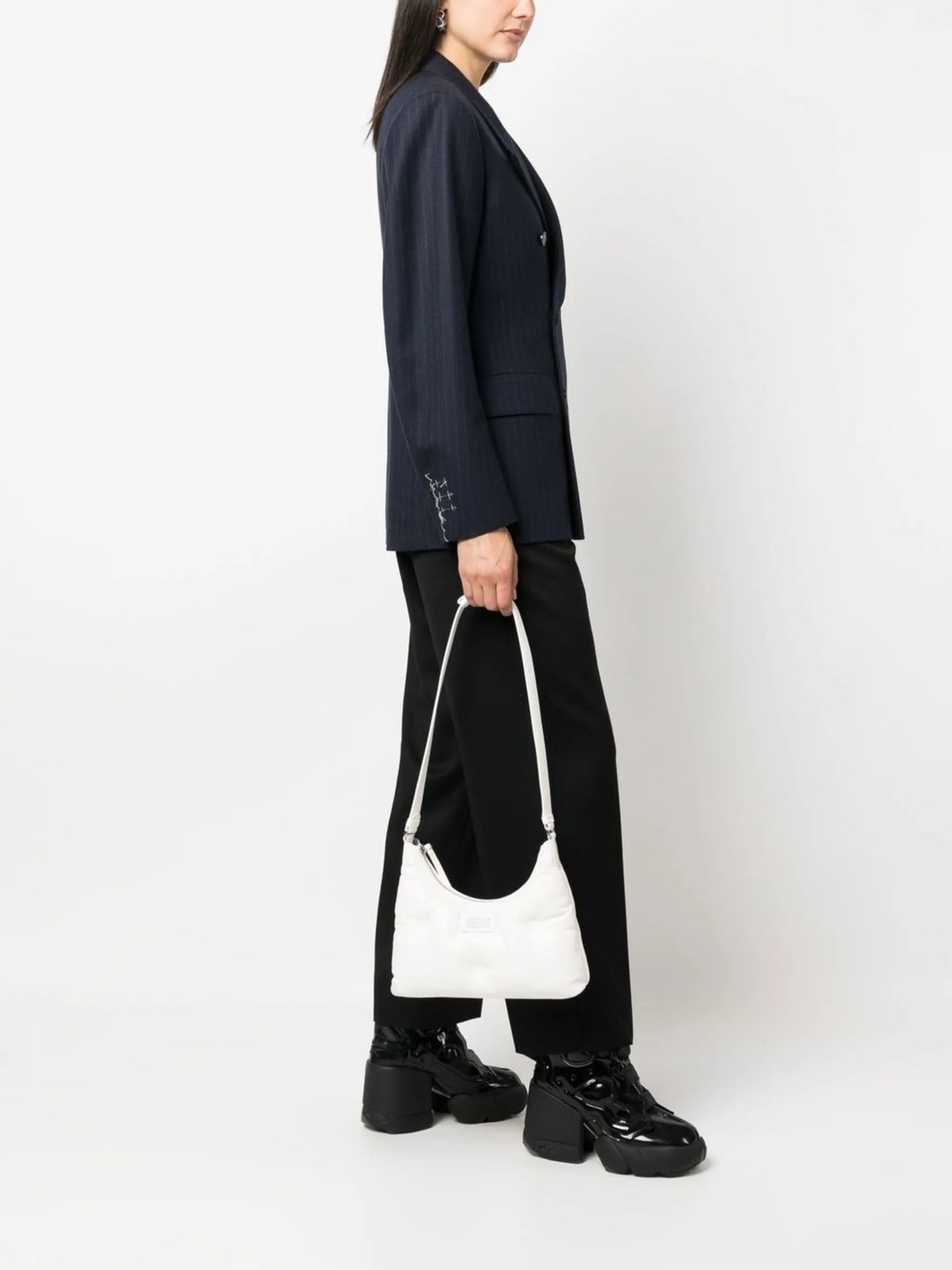Maison Margiela bolsa de hombro Glam Slam pequeña - Blanco - imagen 2