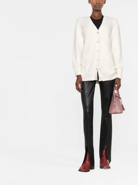 Maison Margiela cárdigan tejido con cuello en V - imagen 2