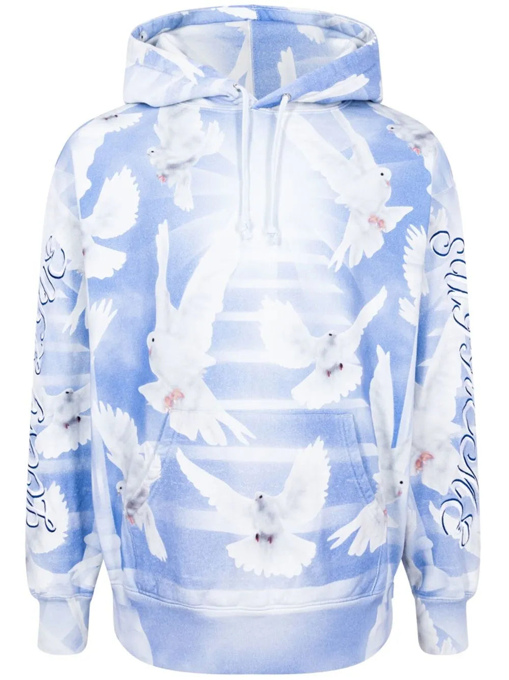 Supreme hoodie con palomas estampadas - Azul - imagen 1
