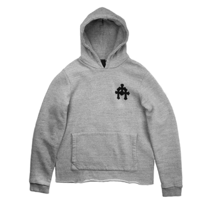 Sudadera con capucha de patchwork Chrome Hearts otoño/invierno 2019