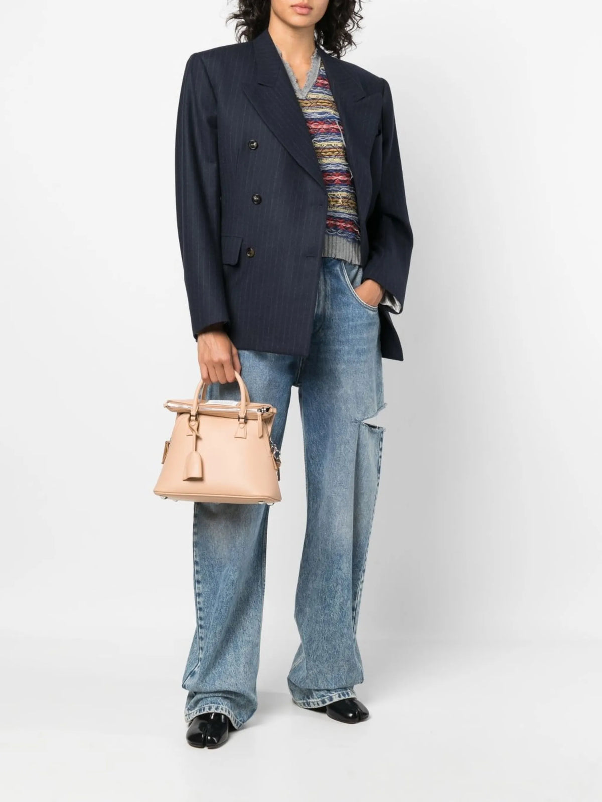 Maison Margiela tote 5AC mini - Rosado - imagen 2