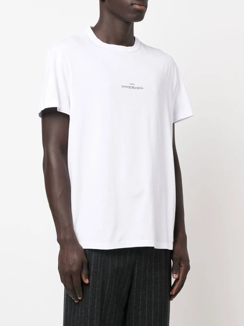 Maison Margiela playera con logo estampado - Blanco - imagen 3