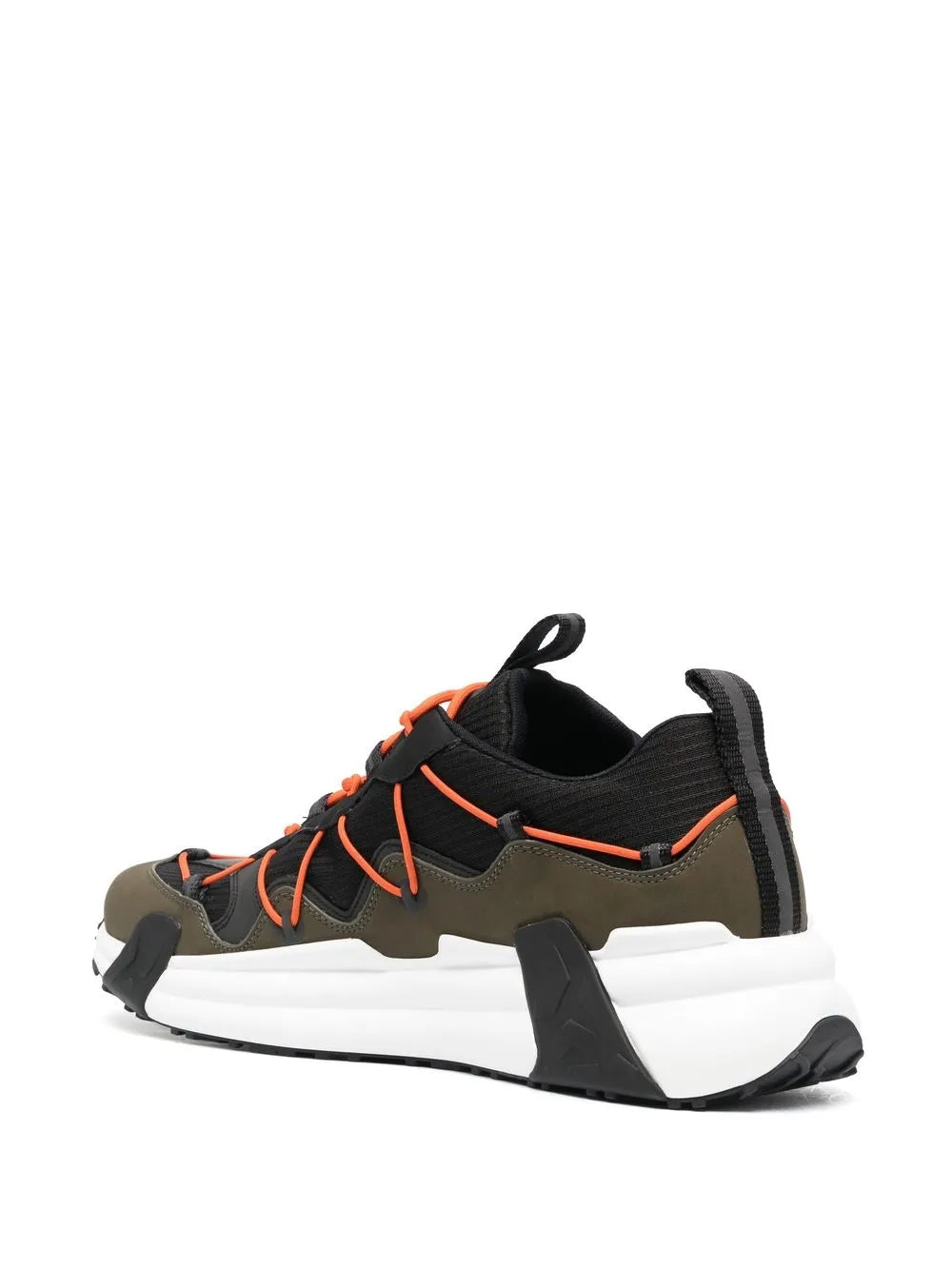 Moncler tenis Compassor con detalle cruzado