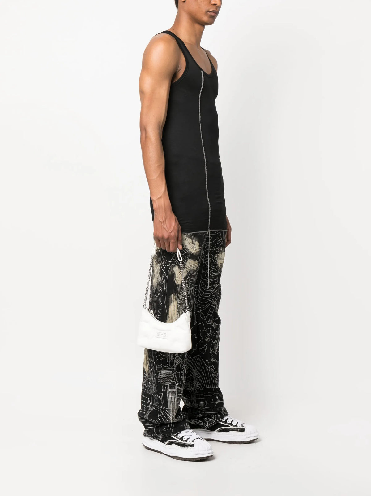 Maison Margiela bolsa de hombro Glam Slam micro - Blanco - imagen 2