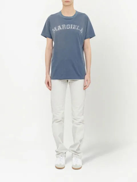 Maison Margiela playera con logo estampado - imagen 2