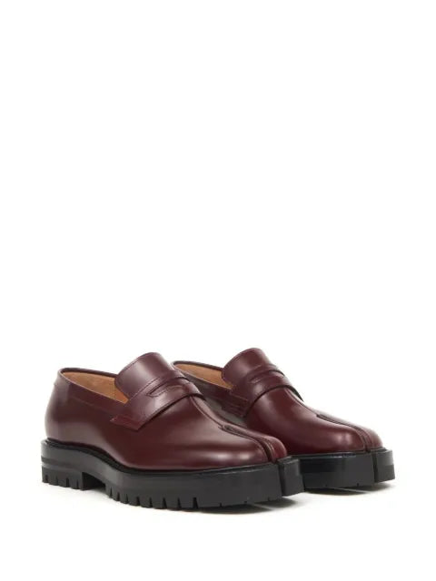 Maison Margiela mocasines Tabi - Rojo - vista 2