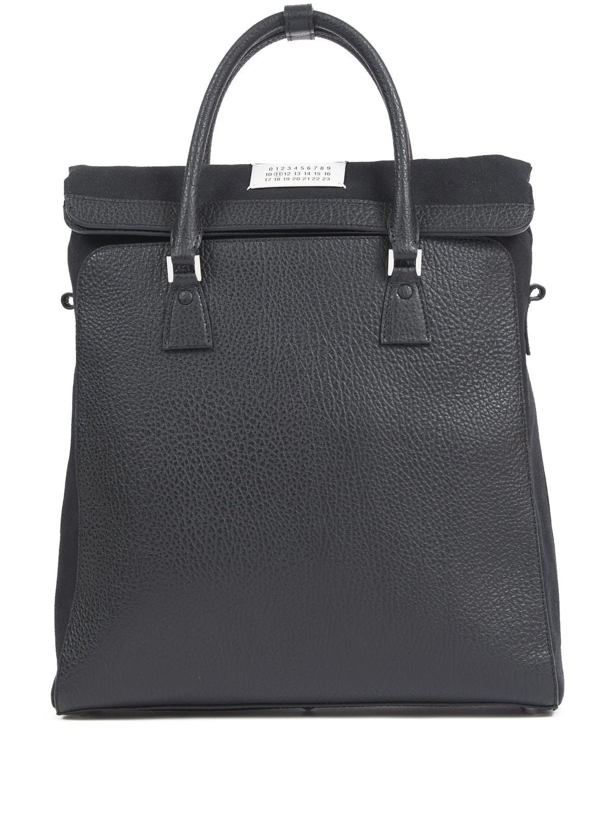 Maison Margiela mochila 5AC de piel - Negro - imagen 1