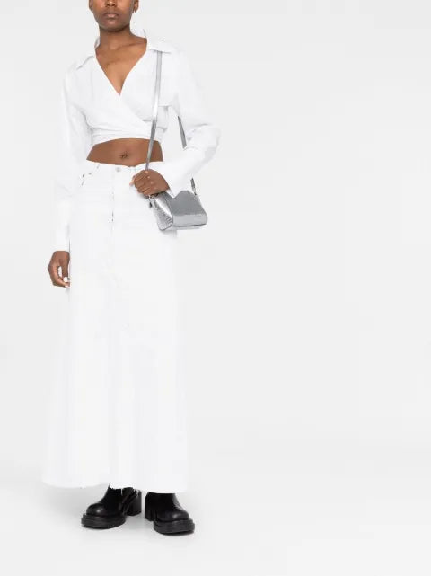 Maison Margiela falda midi de mezclilla - imagen 2