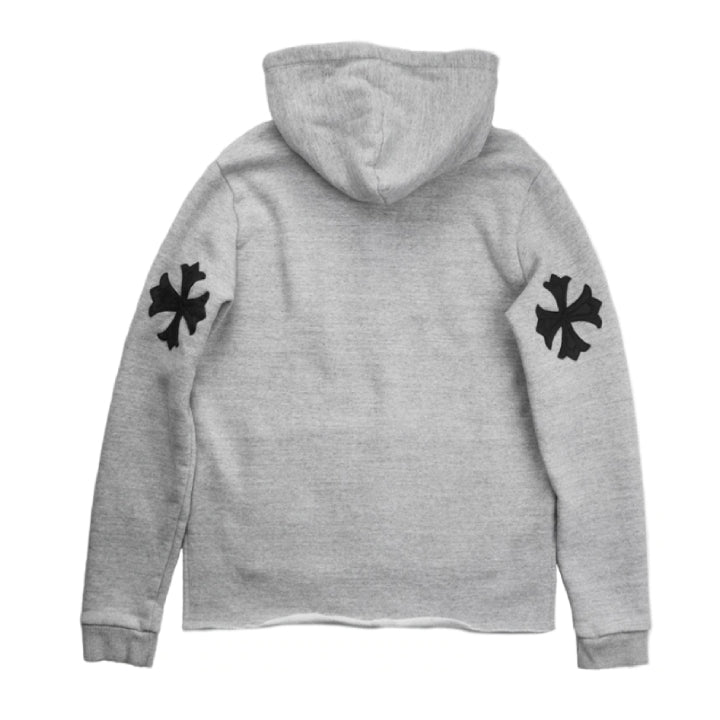 Sudadera con capucha de patchwork Chrome Hearts otoño/invierno 2019