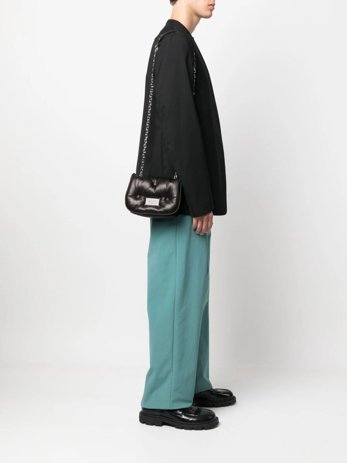 Maison Margiela bolsa de hombro Glam Slam Flap pequeña - Negro - imagen 2