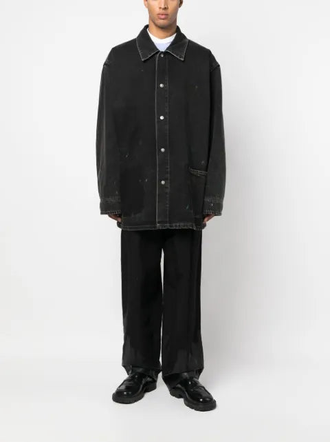Maison Margiela abrigo de mezclilla con botones - imagen 2