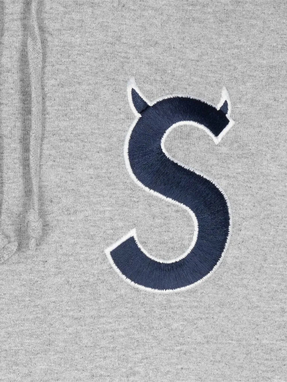 Supreme hoodie con logo S - Gris - imagen 3