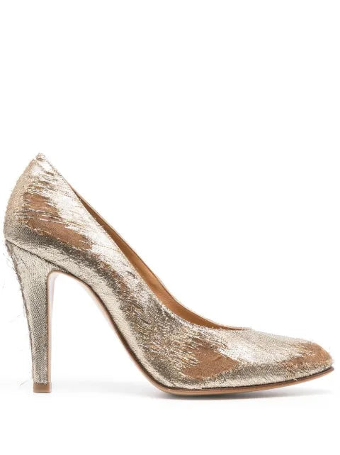 Maison Margiela zapatillas Mary Jane con tacón de 100mm - Dorado - vista 1