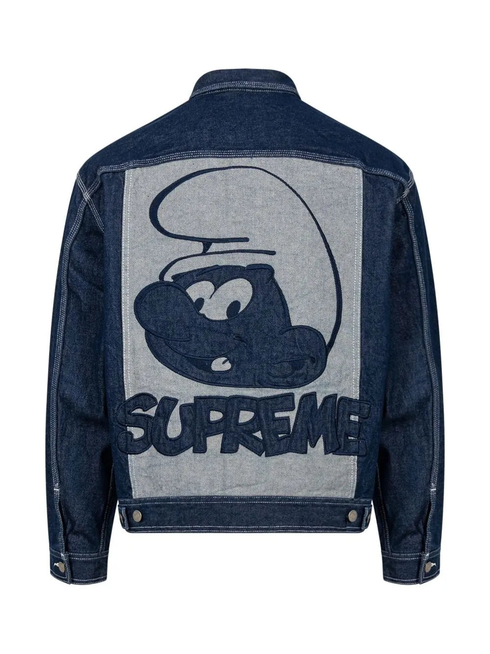 Supreme chamarra de mezclilla de Supreme x Smurfs - Azul - imagen 2